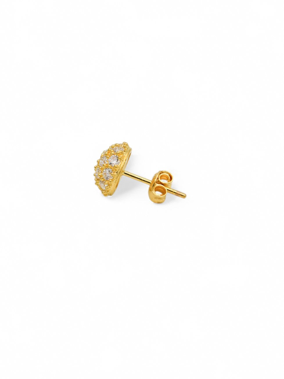 22ct Gold CZ Stud Earrings