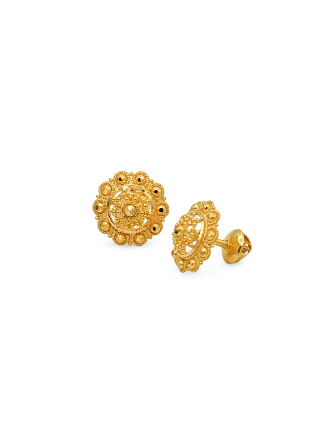22ct Gold Stud Earrings