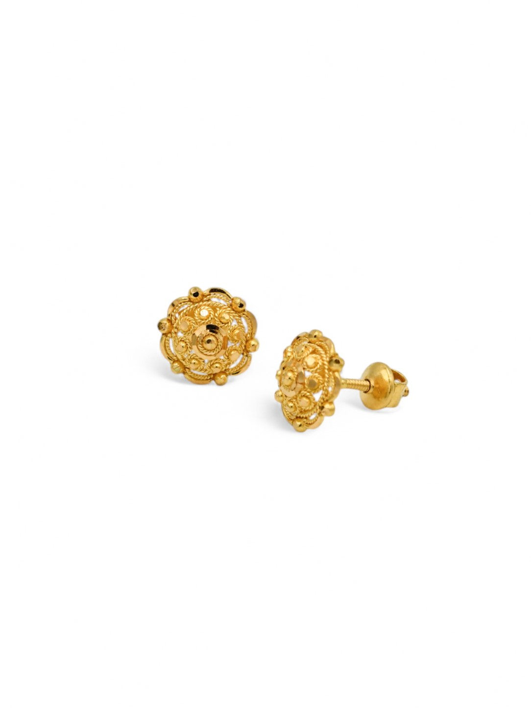 22ct Gold Stud Earrings