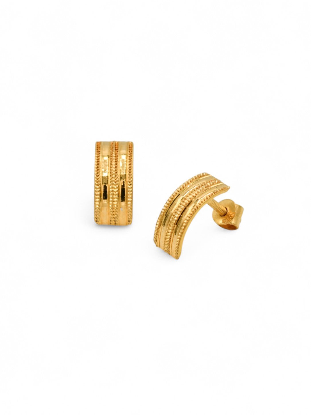 22ct Gold Stud Earrings
