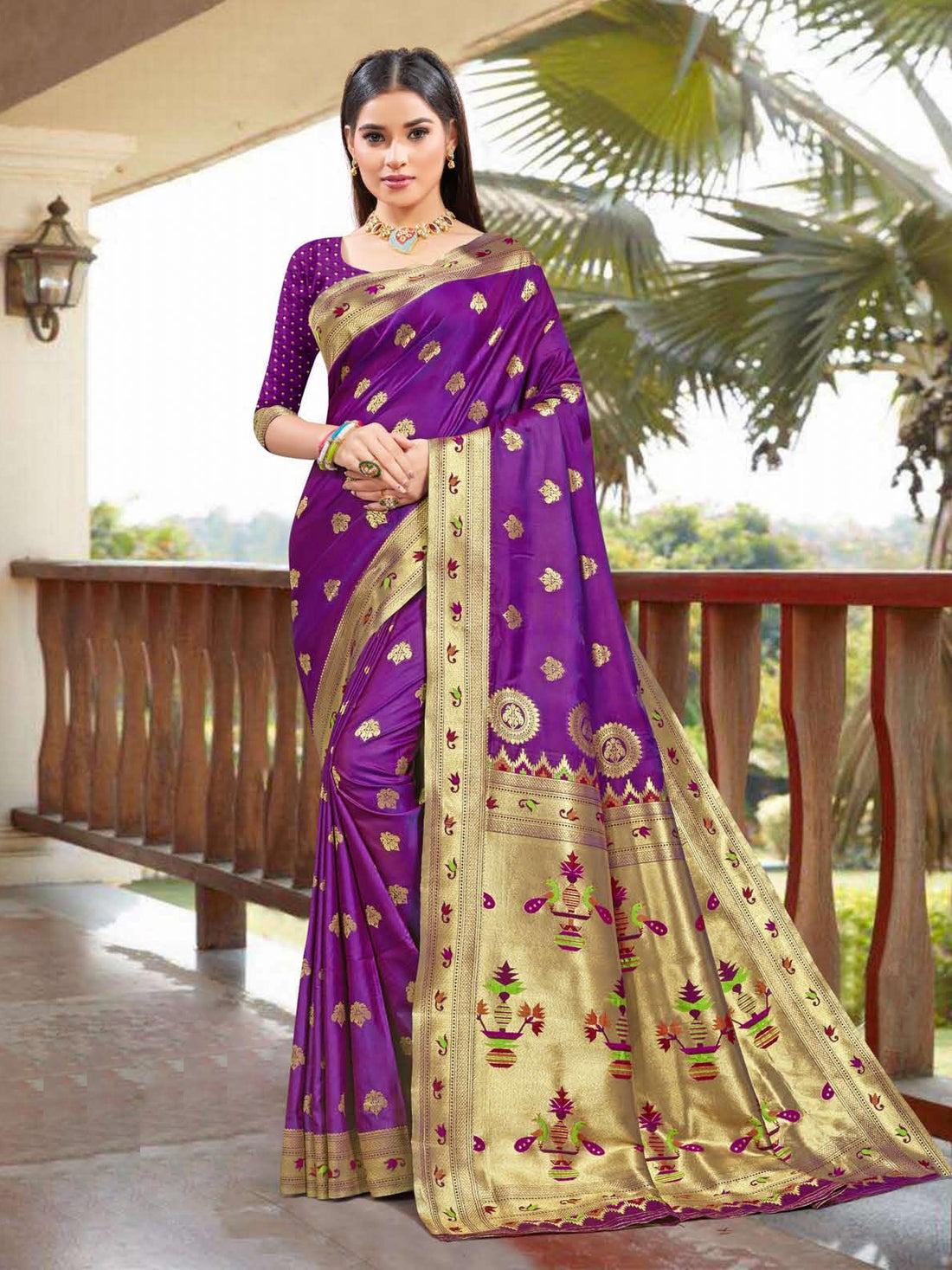 Deepali Silk Saree - Roop Darshan