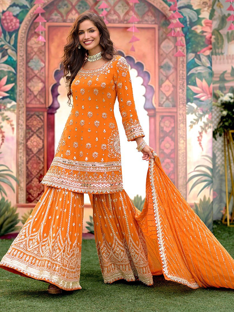 Minakshi Sharara Suit - Roop Darshan
