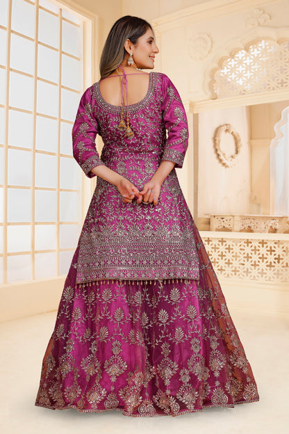 Sarina Long Top Lehenga