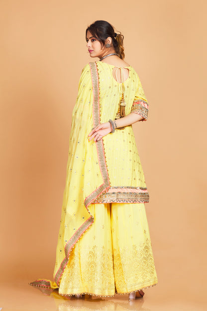 Rahina Sharara Suit - Roop Darshan