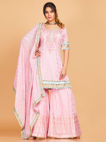 Rahina Sharara Suit - Roop Darshan