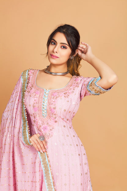 Rahina Sharara Suit - Roop Darshan