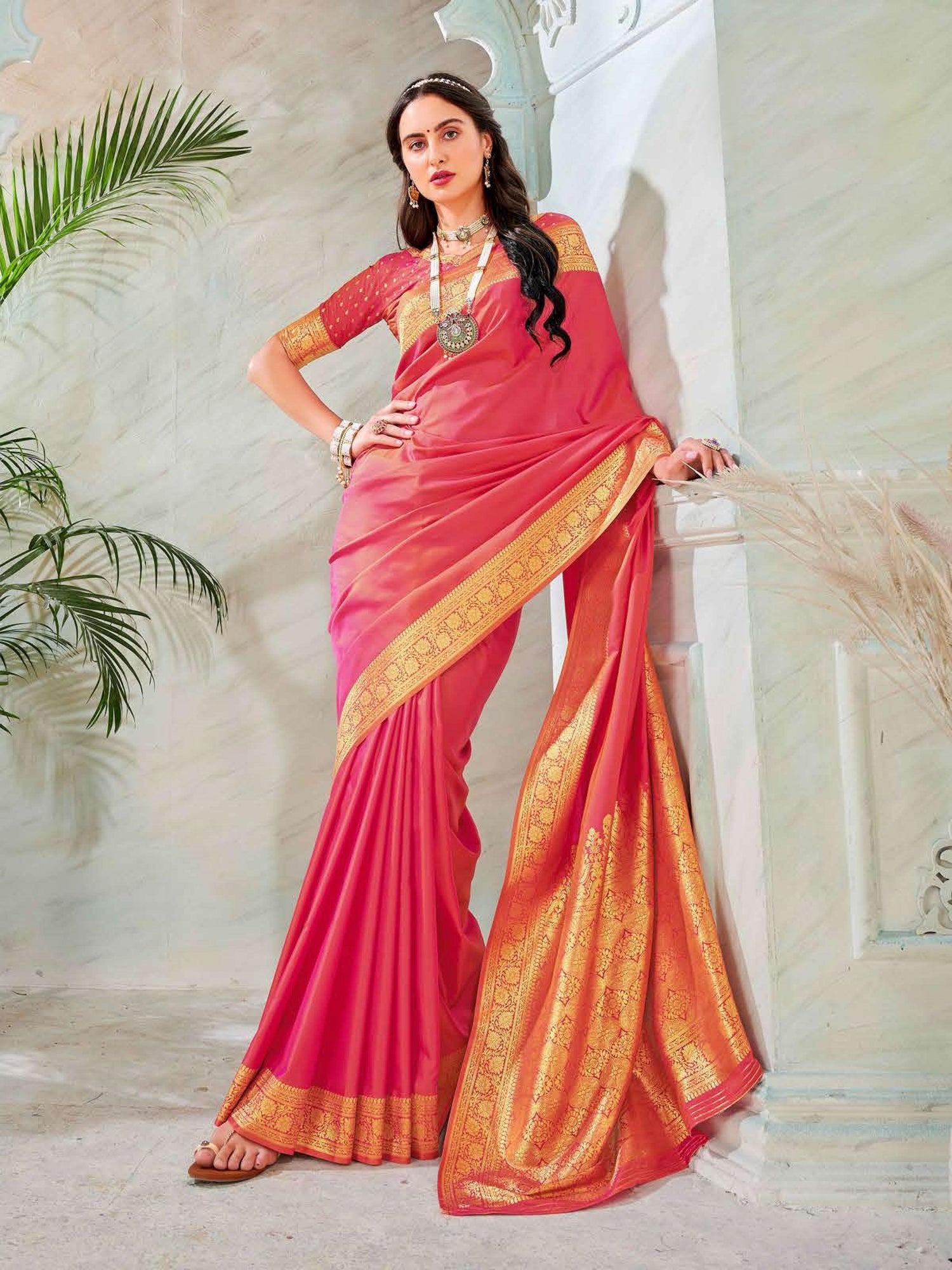 Radhika Weaving Silk Saree - Roop Darshan