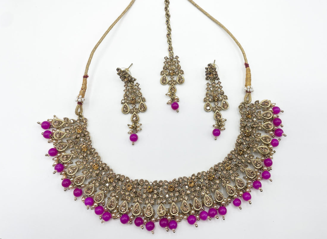 Costume Necklace Set - Roop Darshan