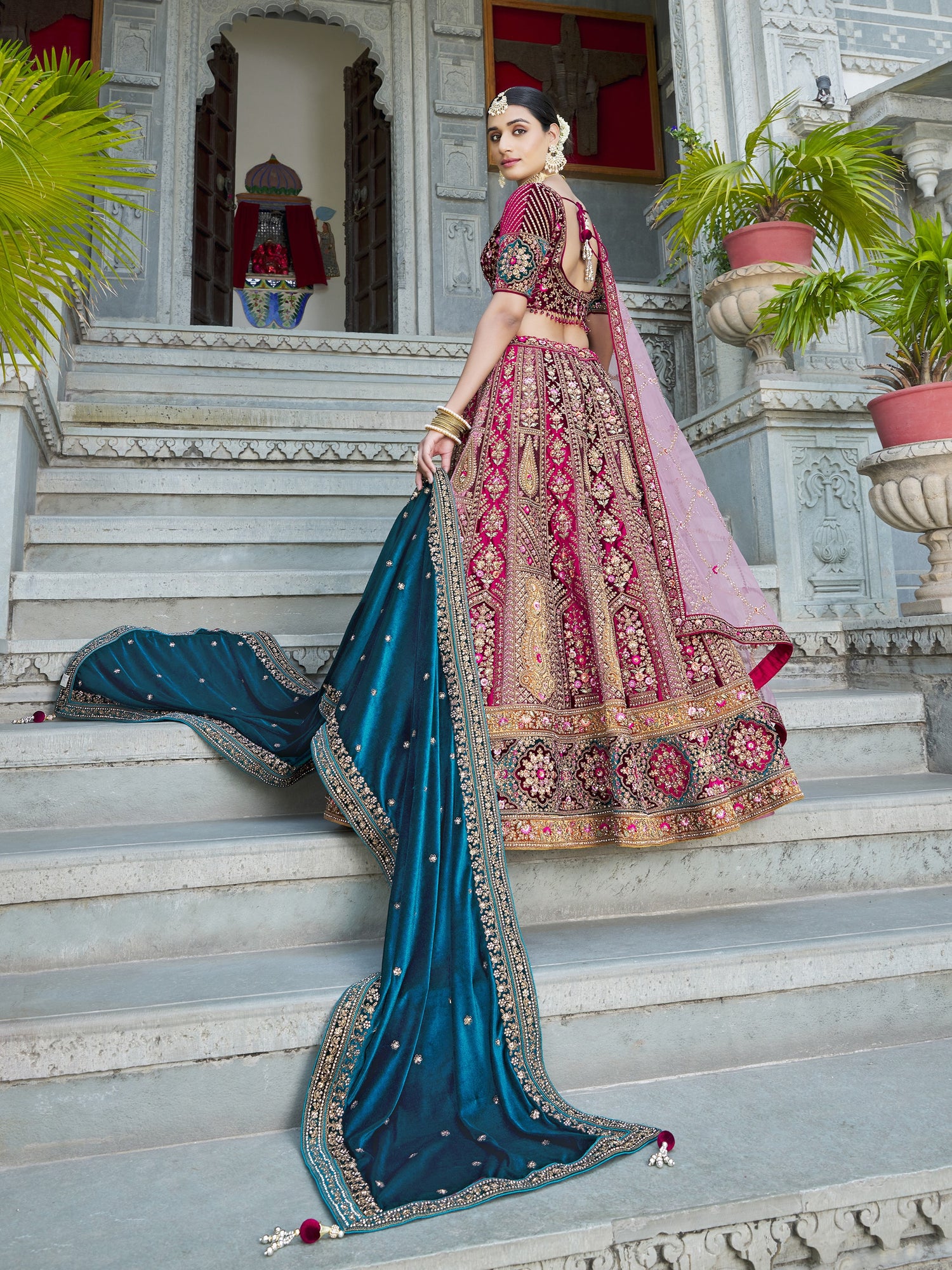 Monalisa Unstitched Lehenga Choli - Roop Darshan