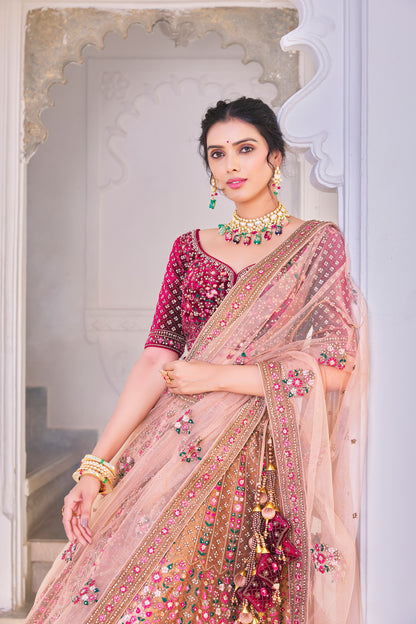 Pavitra Unstitched Lehenga Choli - Roop Darshan