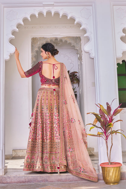 Pavitra Unstitched Lehenga Choli - Roop Darshan