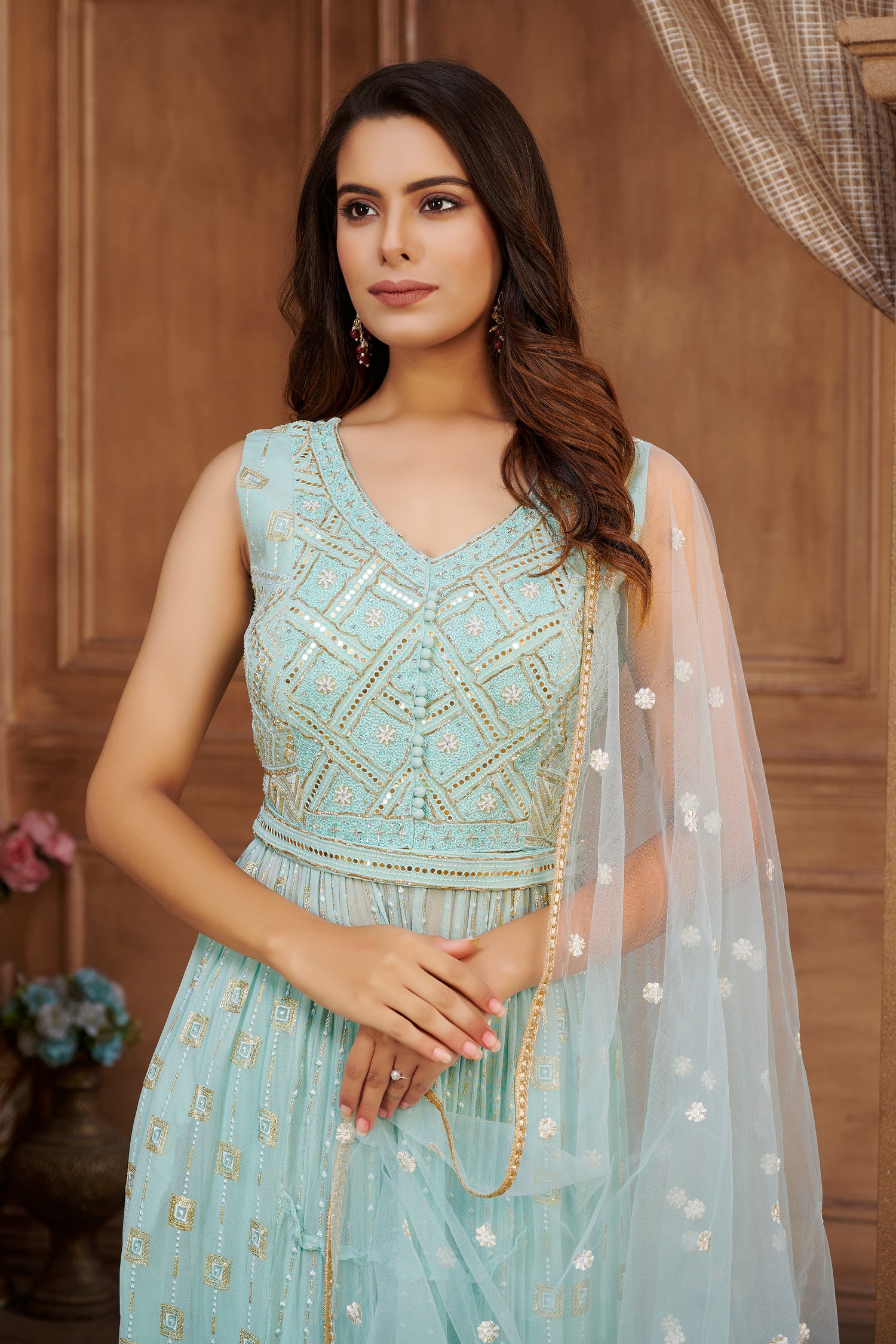 Ansha Palazzo Suit - Roop Darshan