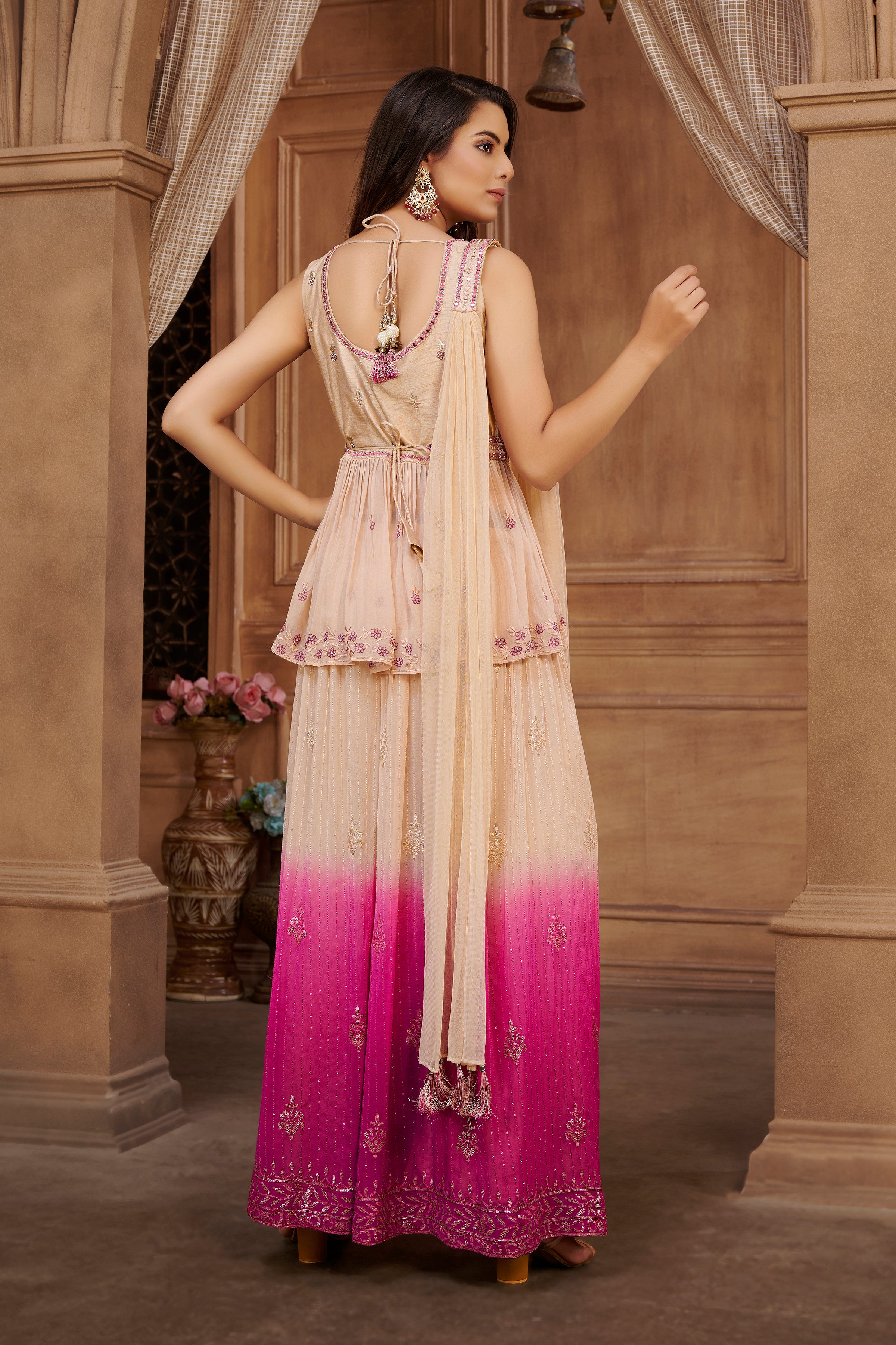 Mahima Palazzo Suit - Roop Darshan