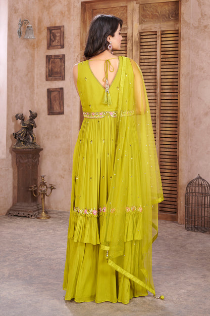 Mary Palazzo Suit - Roop Darshan