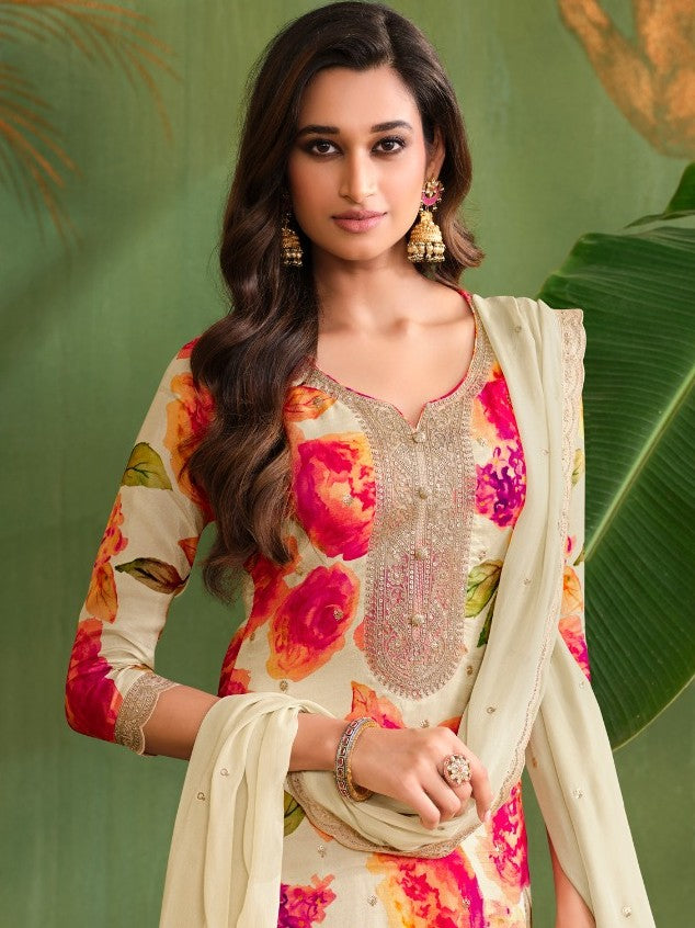 Jasmin Palazzo Suit - Roop Darshan