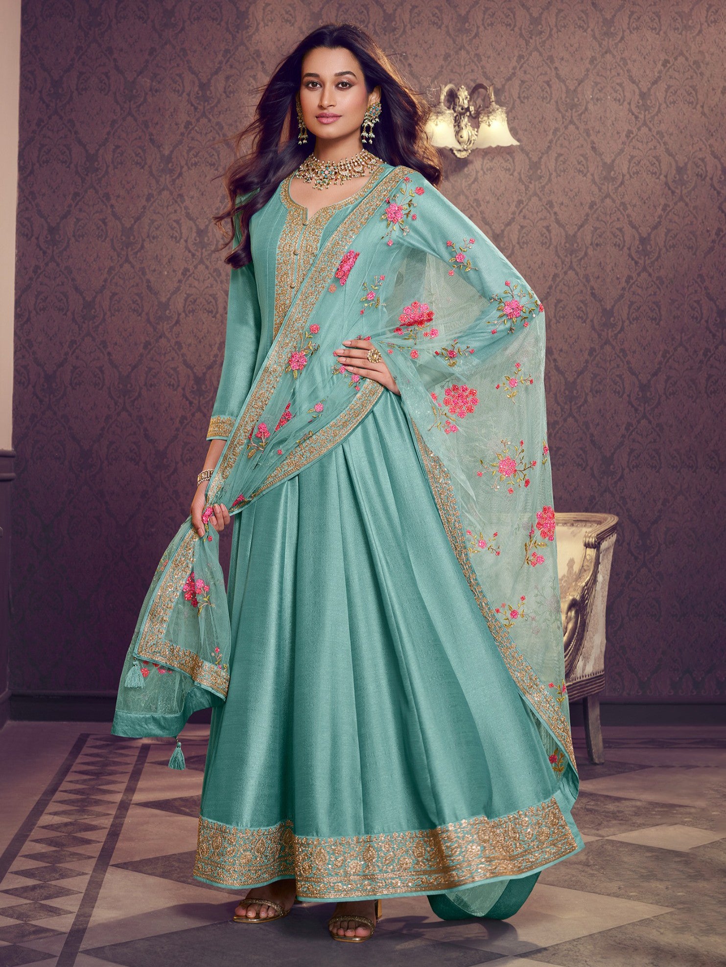 Misha Flair Gown - Roop Darshan