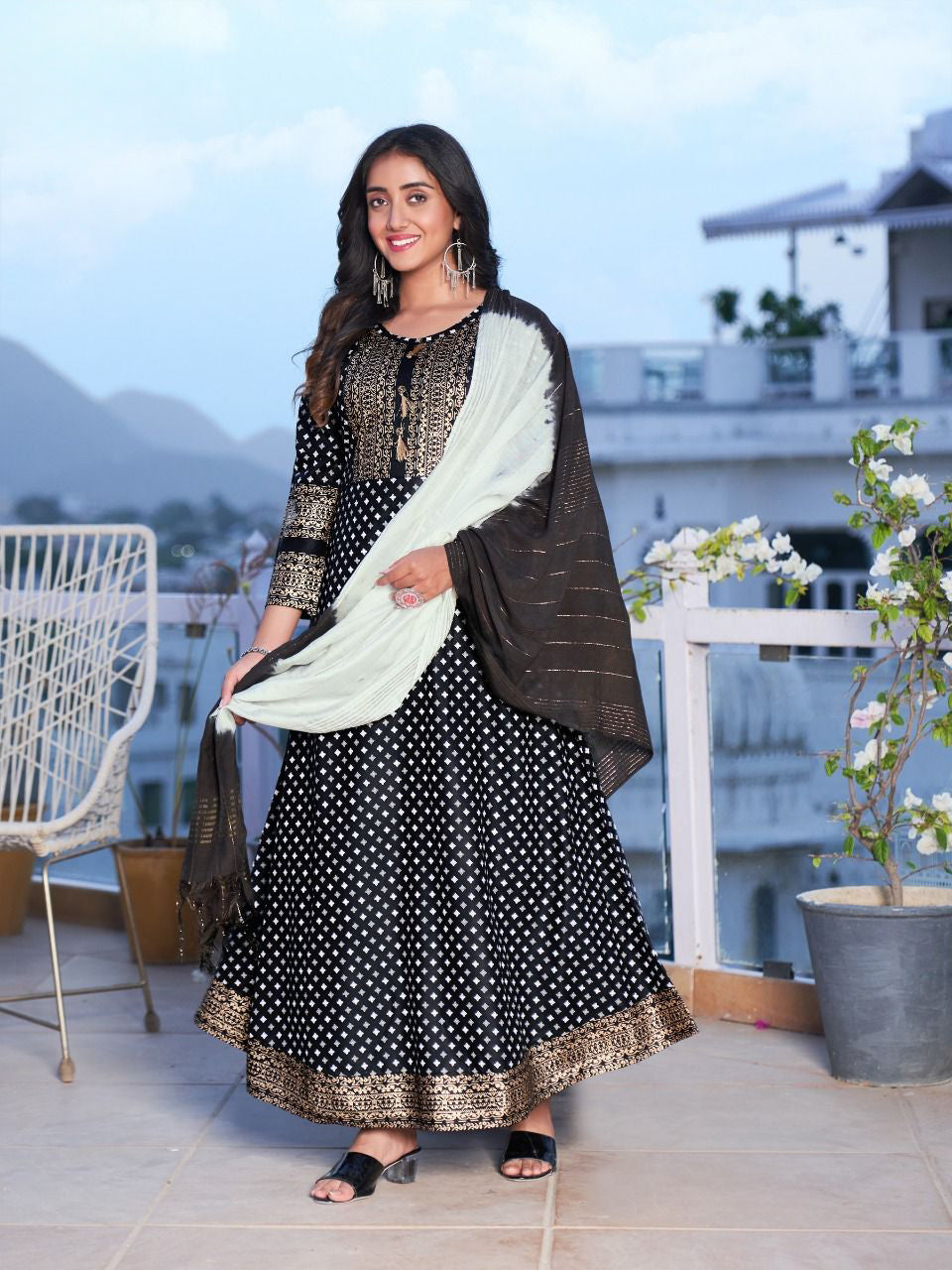 Chandrika Kurti With Dupatta - Roop Darshan
