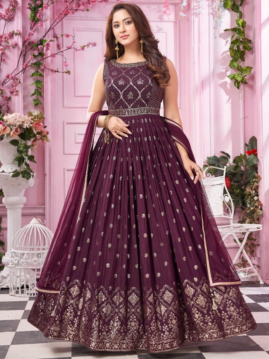 Nadia Flair Suit - Roop Darshan