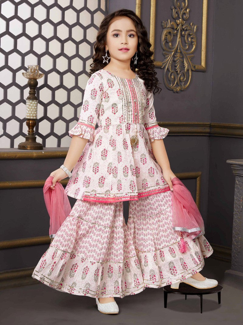 Ruby Palazzo Suit - Roop Darshan