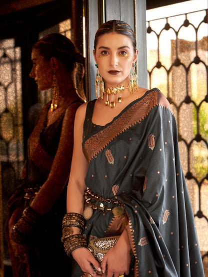 Rory Weaving Silk Saree - Roop Darshan