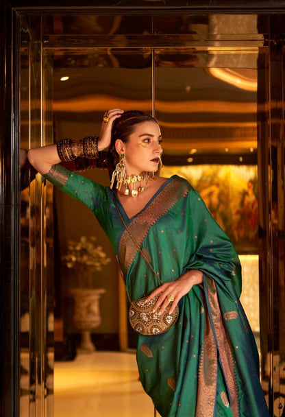 Rory Weaving Silk Saree - Roop Darshan
