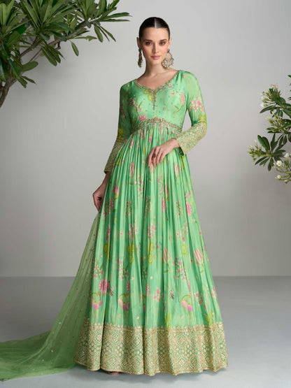Yashna Gown With Dupatta - Roop Darshan