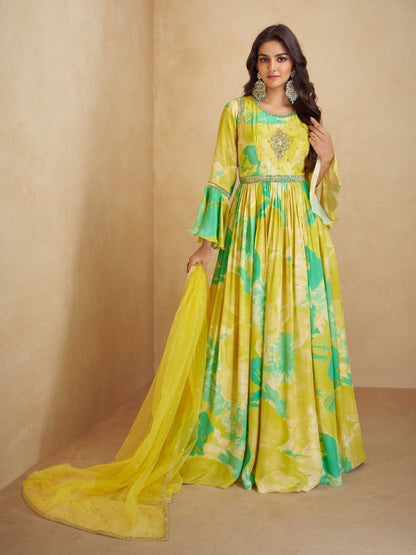 Yashna Gown With Dupatta - Roop Darshan