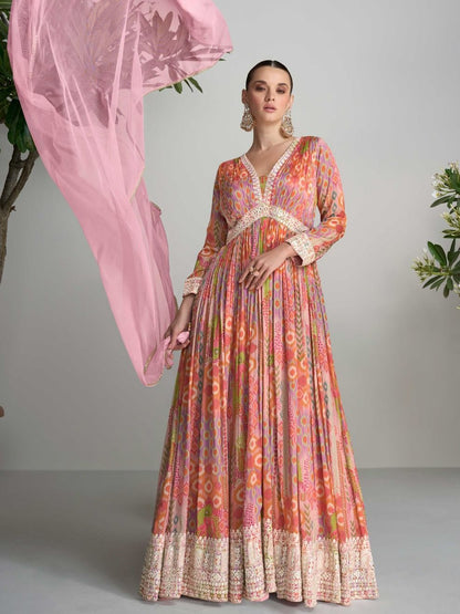 Yashna Gown With Dupatta - Roop Darshan