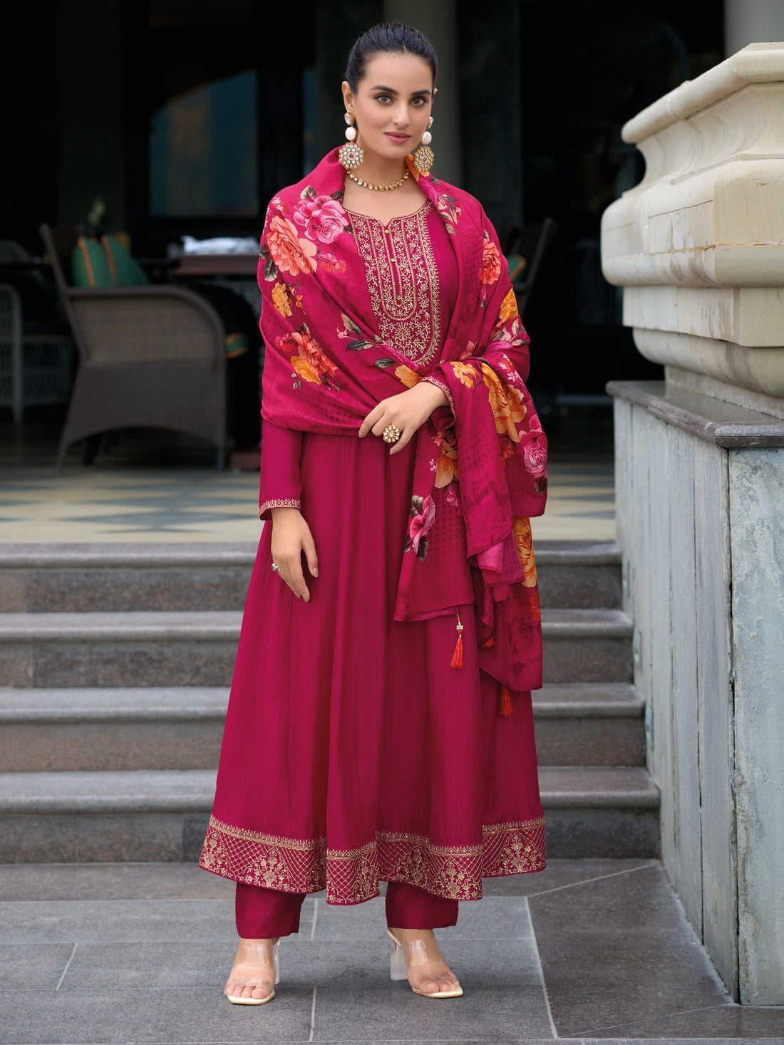 Adya Flair Suit - Roop Darshan
