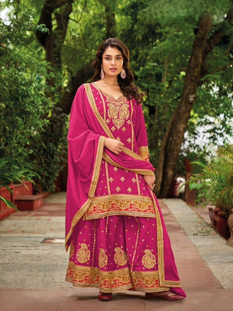 Samaira Palazzo Suit - Roop Darshan