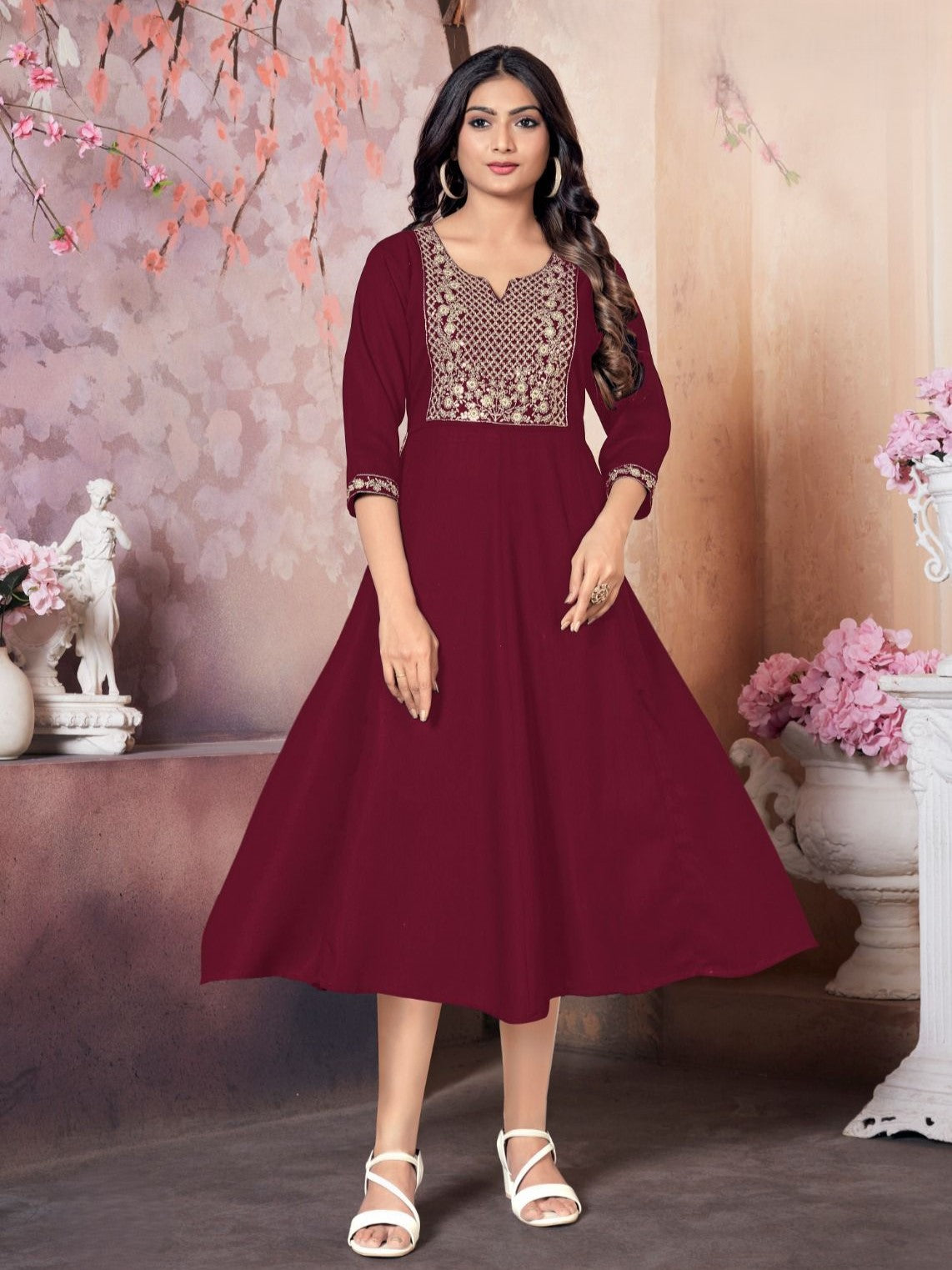 Anjali Flair Kurti - Roop Darshan