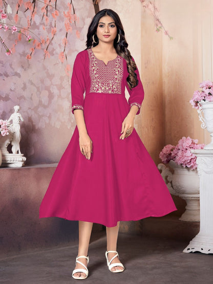 Anjali Flair Kurti - Roop Darshan