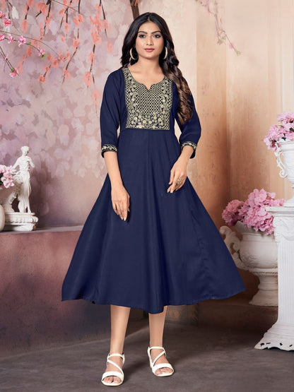 Anjali Flair Kurti - Roop Darshan