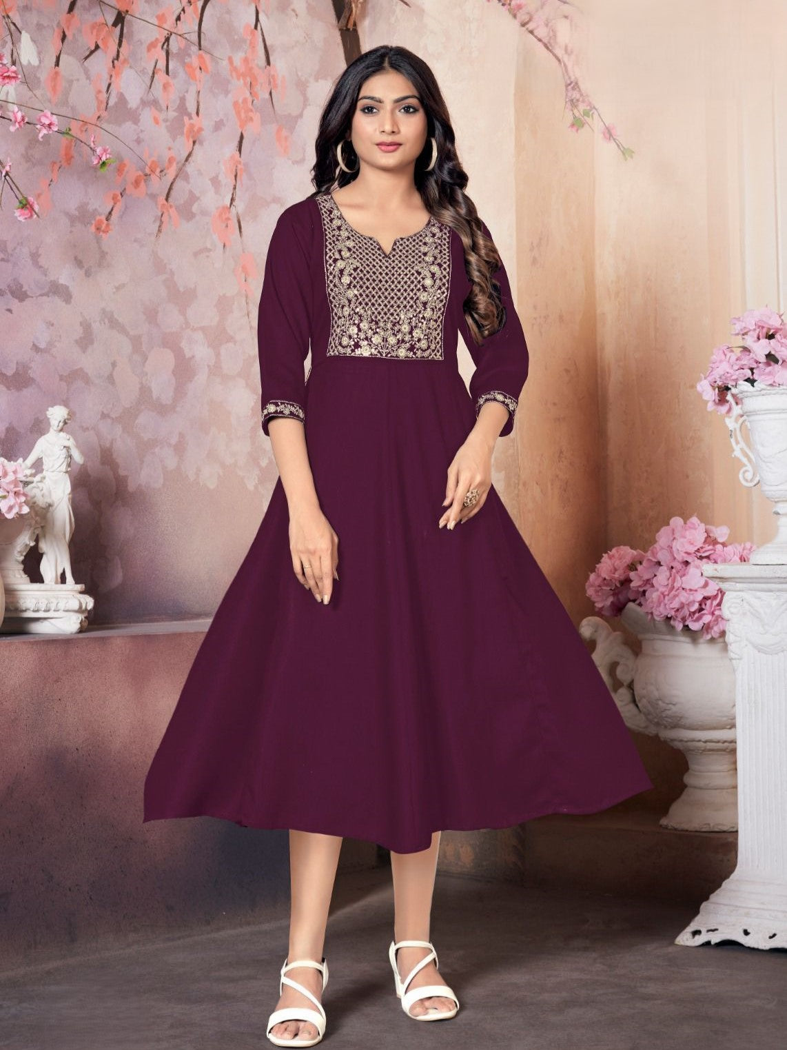 Anjali Flair Kurti - Roop Darshan