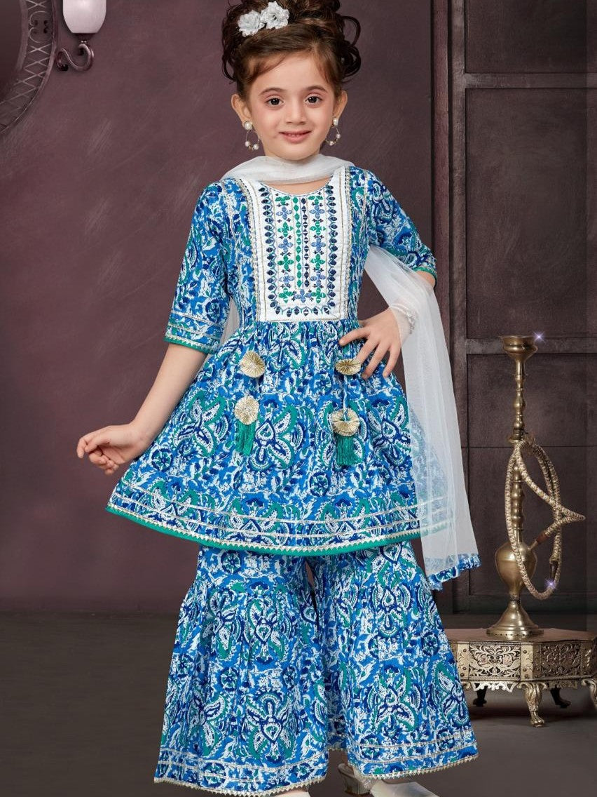 Kaira Sharara Suit - Roop Darshan