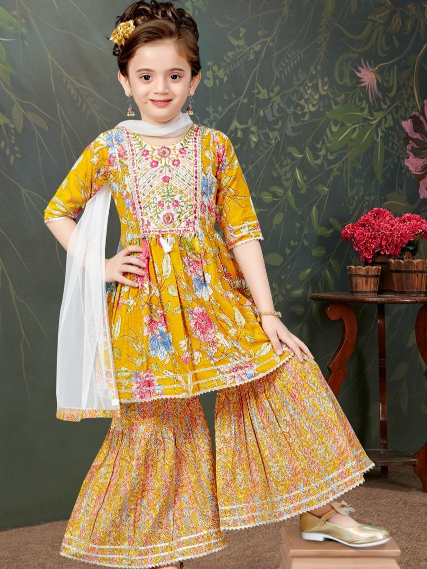 Heer Sharara Suit - Roop Darshan