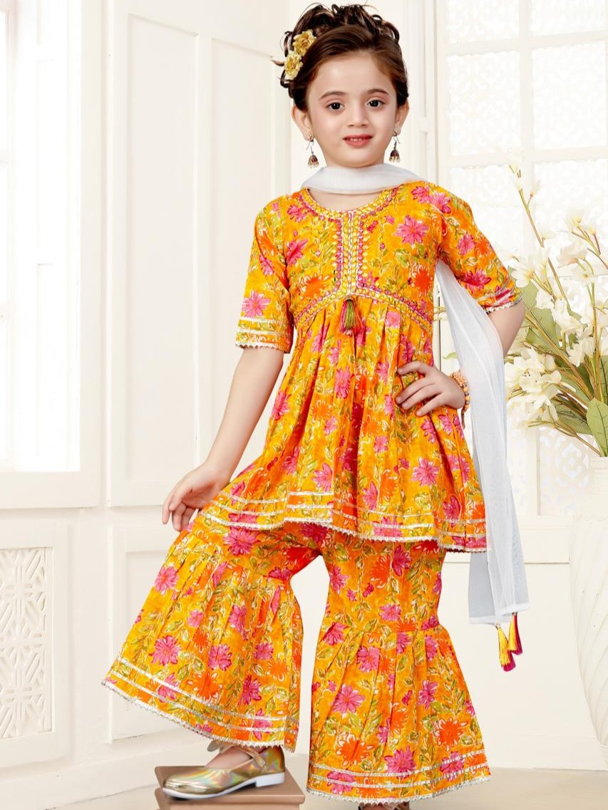 Rahi Sharara Suit - Roop Darshan