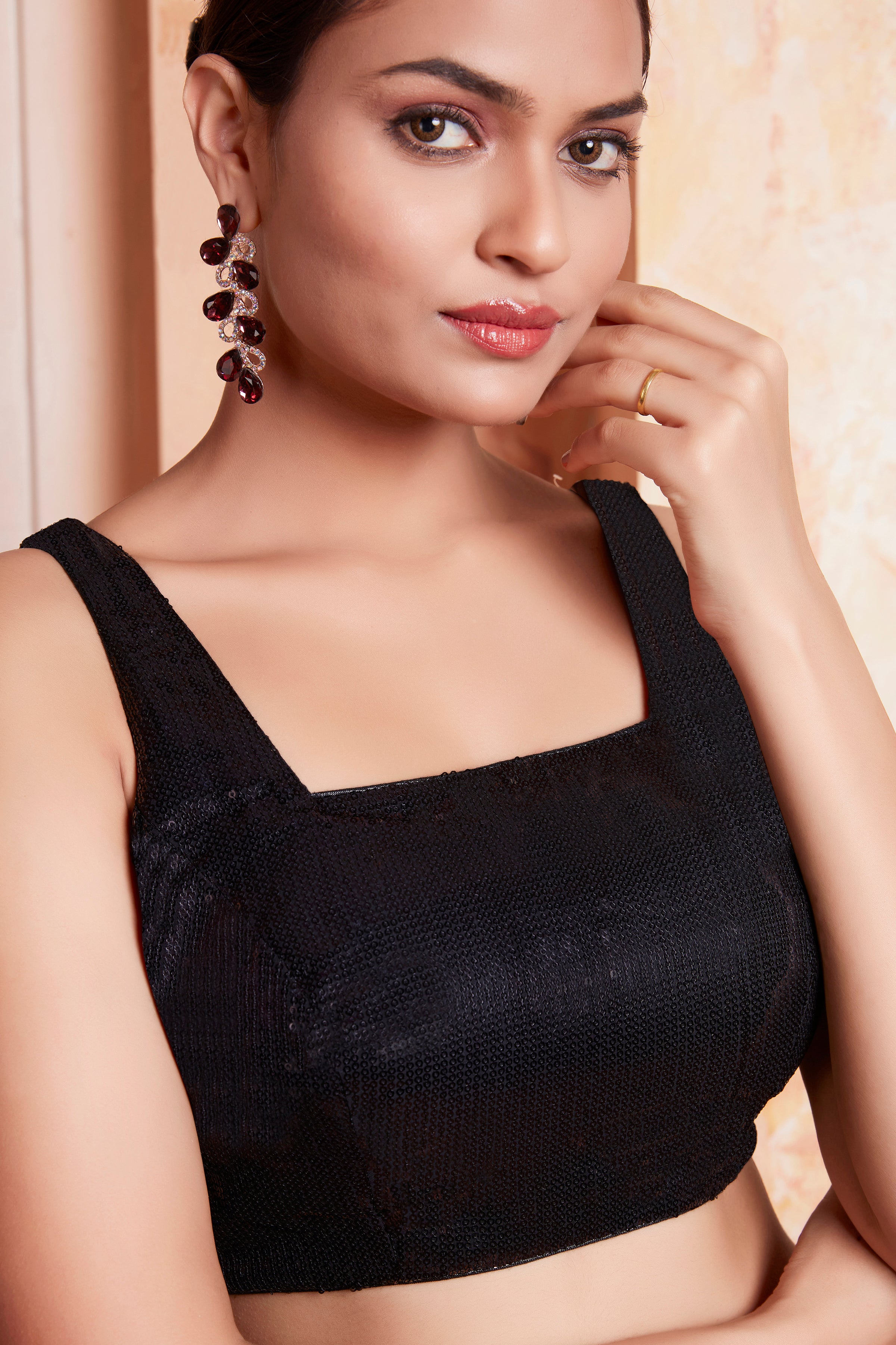 Sequence Work Fancy Blouse - Roop Darshan