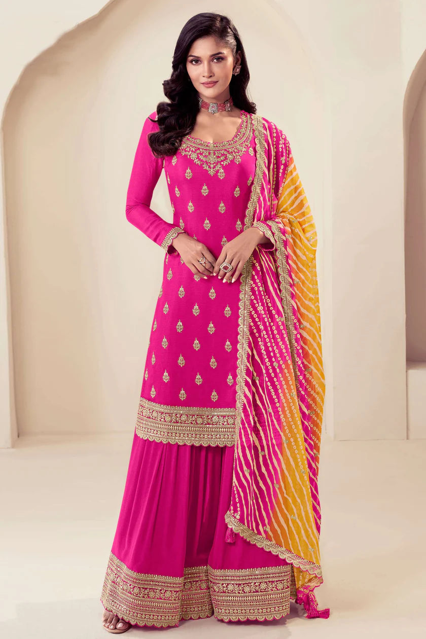 Tisha Palazzo Suit - Roop Darshan