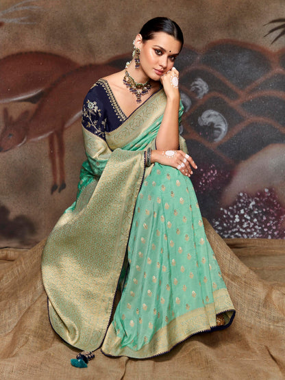 Tammy Weaving Silk Saree - Roop Darshan