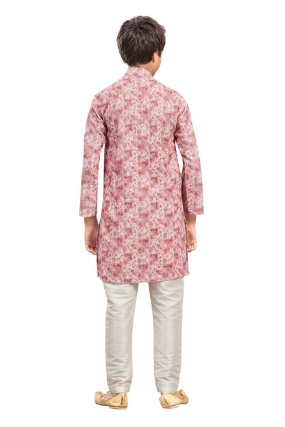 Boys Embroidered Kurta Set - Roop Darshan