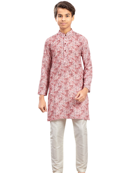 Boys Embroidered Kurta Set - Roop Darshan