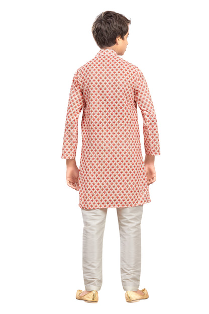 Boys Embroidered Kurta Set - Roop Darshan
