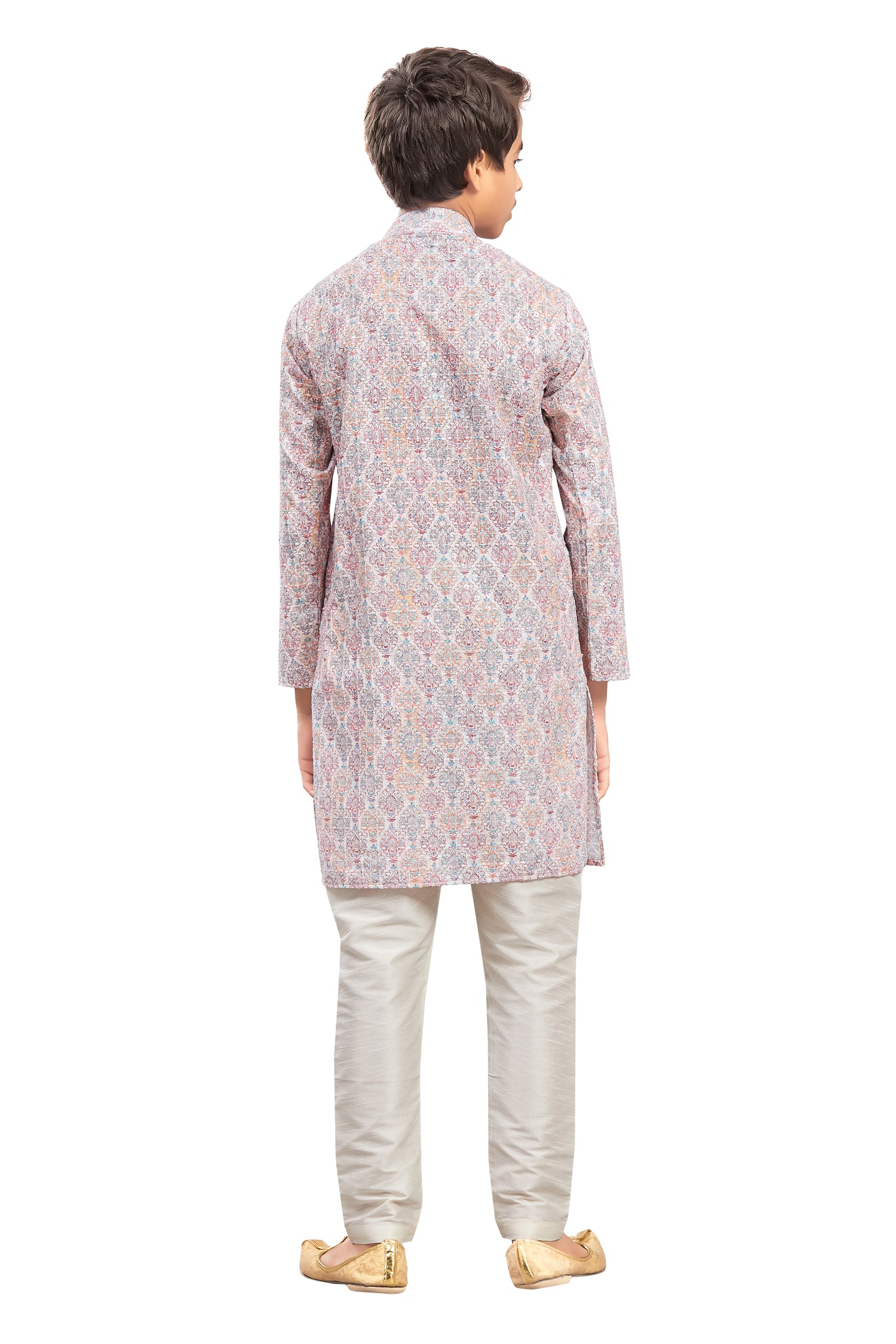 Boys Embroidered Kurta Set - Roop Darshan