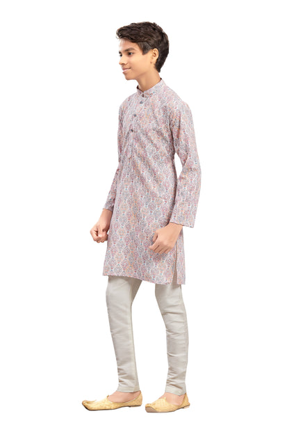 Boys Embroidered Kurta Set - Roop Darshan