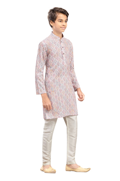 Boys Embroidered Kurta Set - Roop Darshan