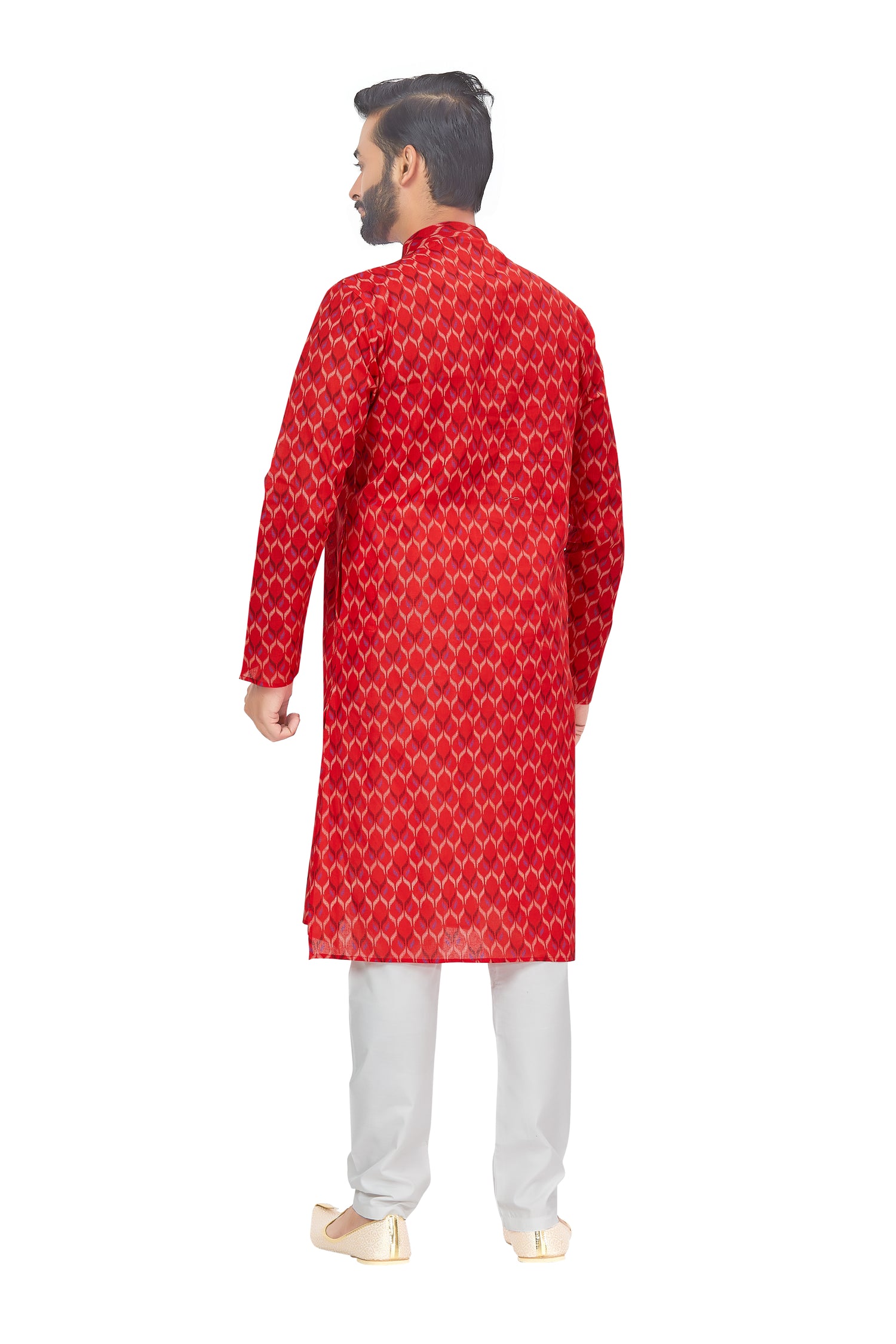 Mens Printed Kurta Set - Roop Darshan