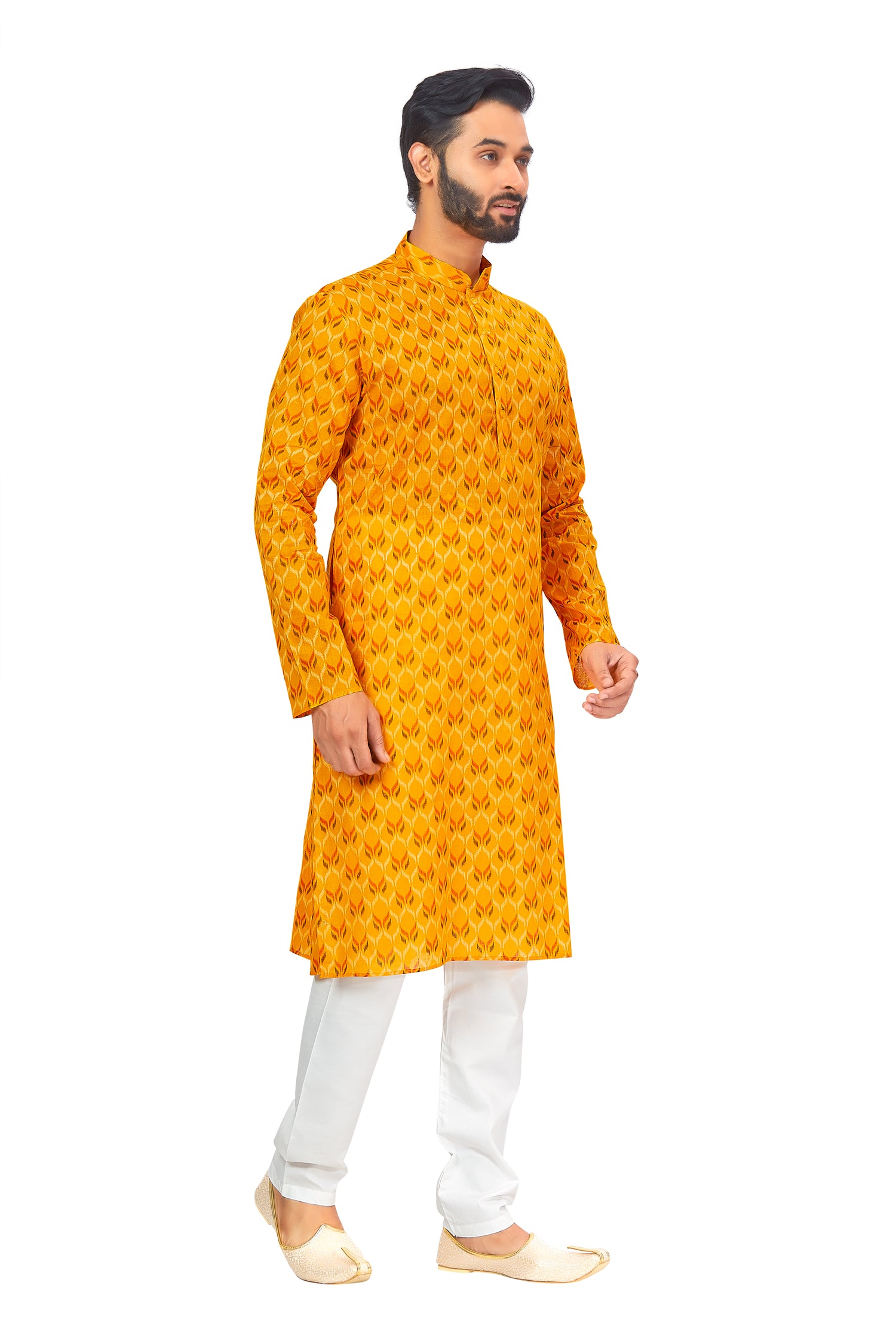 Mens Printed Kurta Set - Roop Darshan
