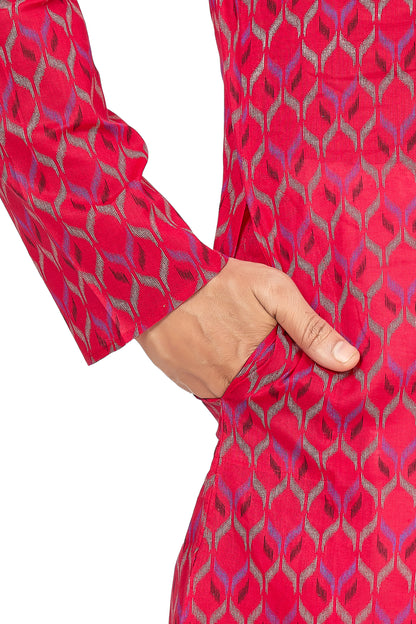 Mens Printed Kurta Set - Roop Darshan