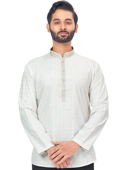 Mens Printed Kurti - Roop Darshan